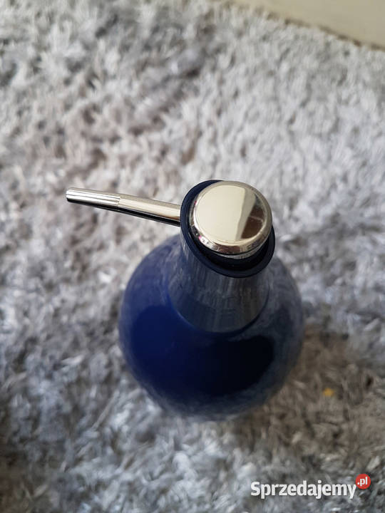Ceramiczny dozownik do mydła duży 640 ml granat Łódź sprzedam