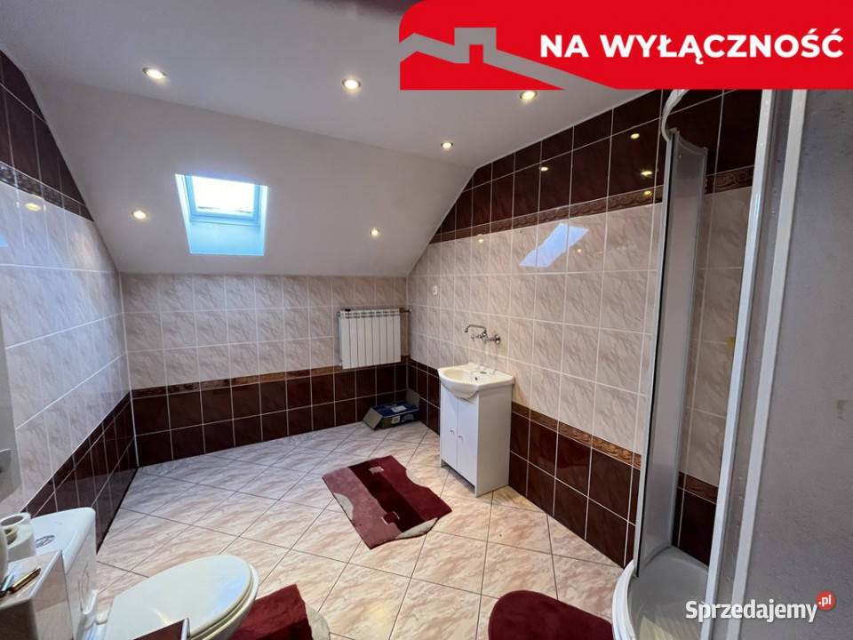 Dom wolnostojący z częścią handlową w Dęblinie drewniane Dęblin