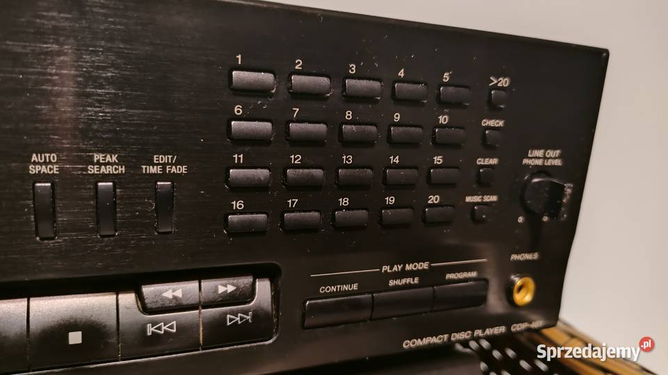 Odtwarzacz CD Sony cdp 461 z pilotem Trzebuska
