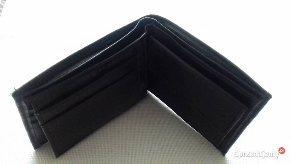 Portfel czarny Casual Purse ekoskóra do Kraków