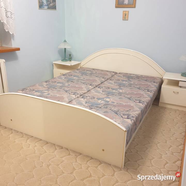Meble do sypialni zestaw łóżko szafa i szafki świętokrzyskie Kielce sprzedam
