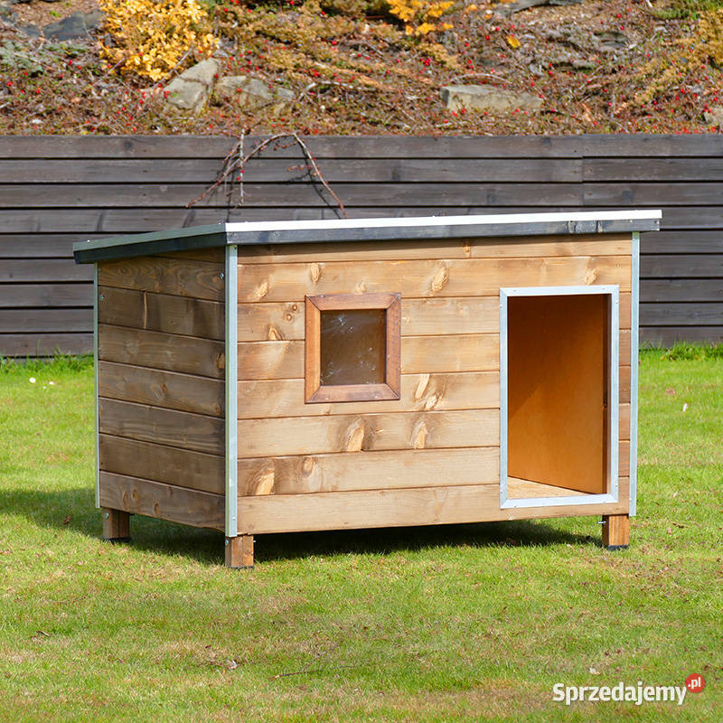 Buda psa ROCKY I z ociepleniem okno Trzemeśnia