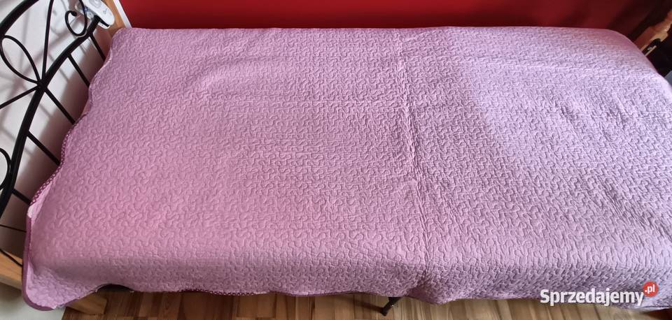 Duża wielokolorowa unikatowa dwustronna narzuta Brwinów