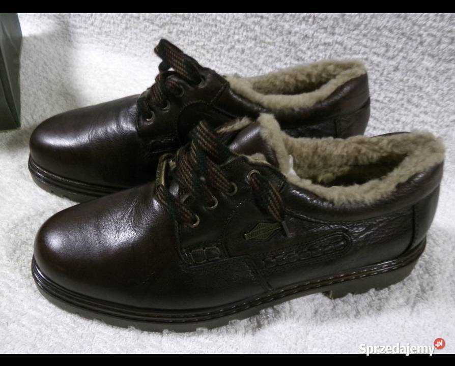 WŁOSKIE BUTY ZE SKÓRY NATURALNEJ 43MOGANO Grupa