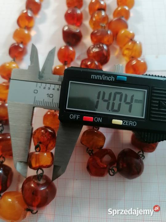 Naszyjnik Bursztyn Antyk