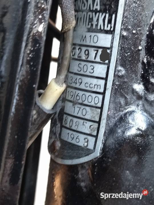 Junak m10 z 1963 roku orginal 350cm3
