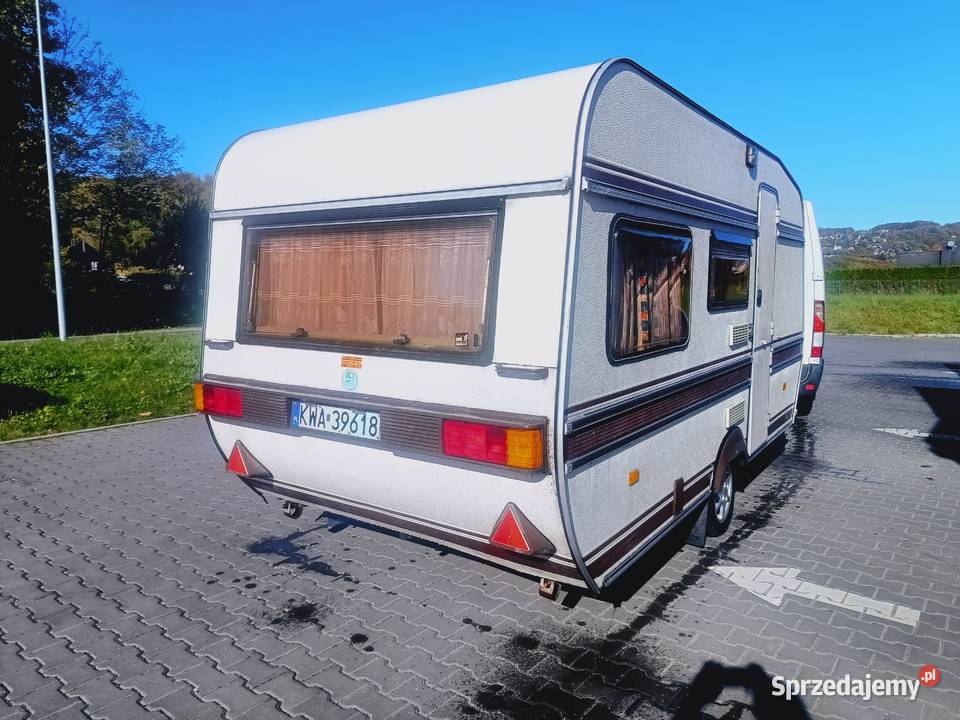 przyczepa kempingowa HOBBY ZAREJESTROWANA śląskie Międzybrodzie Bialskie