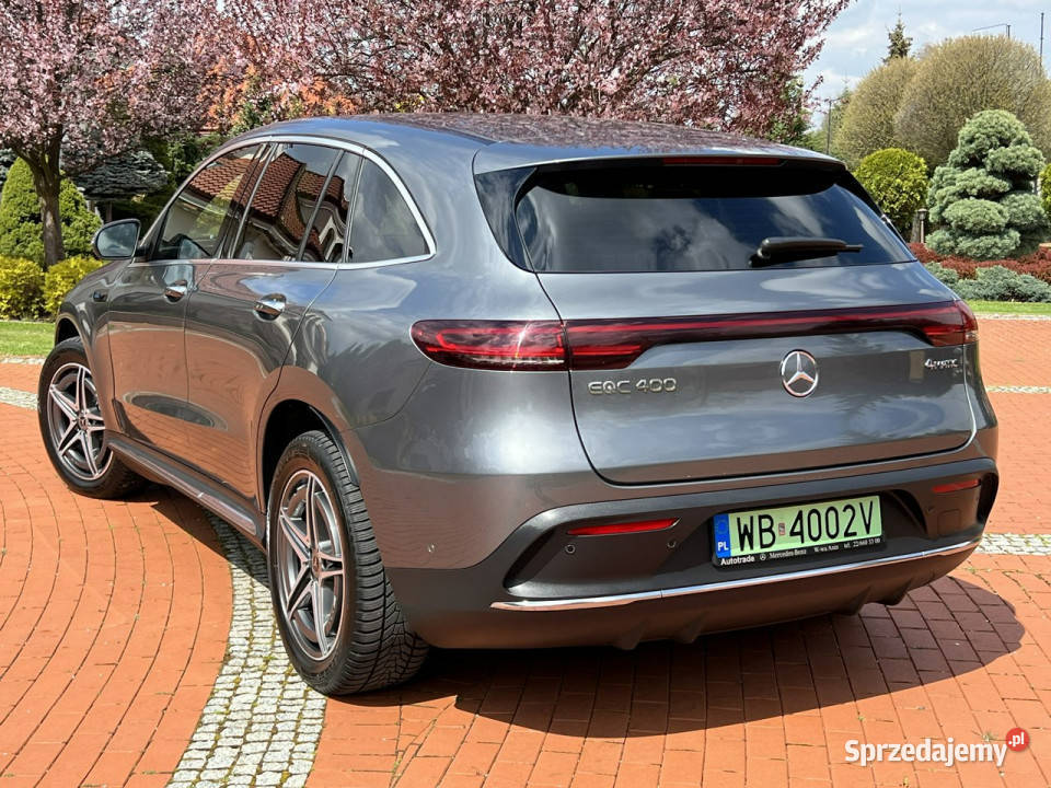 Mercedes EQC 400 AMG 4Matic Salon Gwarancja Stan elektrochrom. lusterko wst. Widełki