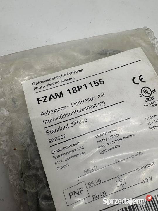 Baumer FZAM 18P1155 Czujnik dyfuzyjny mazowieckie Warszawa