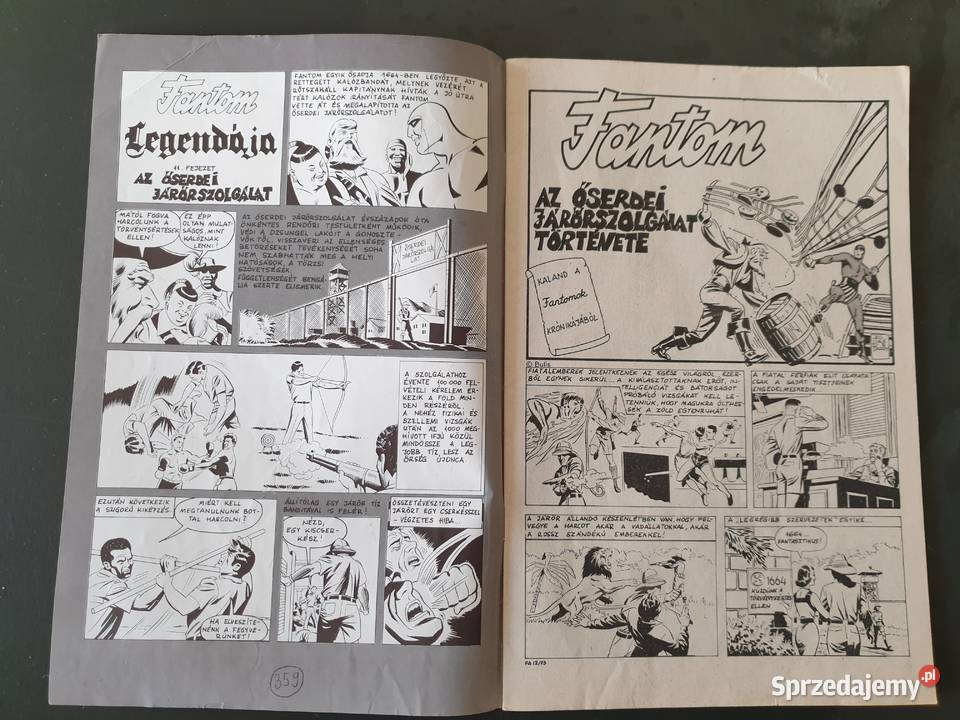 Fantom komiks w języku węgierskim Gdynia sprzedam
