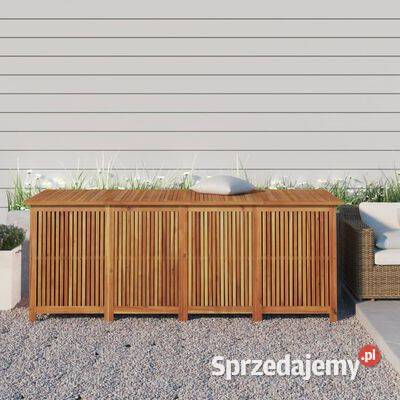 vidaXL Skrzynia ogrodowa 200x80x75 lite drewno
