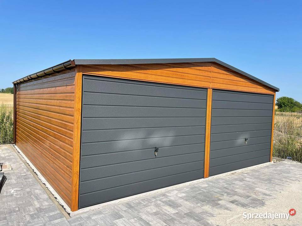 Garaż blaszany Wzmocniony profilami Producent