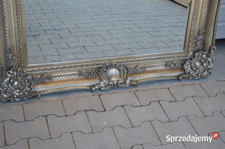 srebrne LUSTRO srebro RAMA 212x122 EKSPOZYCJA małopolskie Kraków