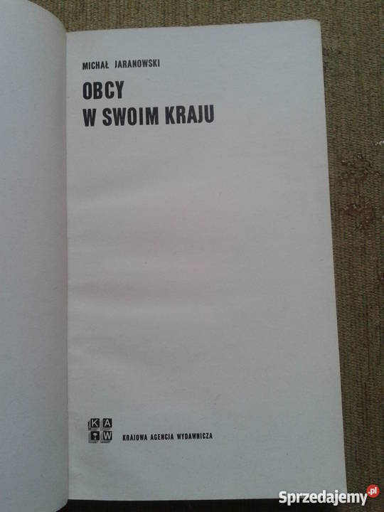 OBCY W SWOIM KRAJU Michał JARANOWSKI Parczew sprzedam