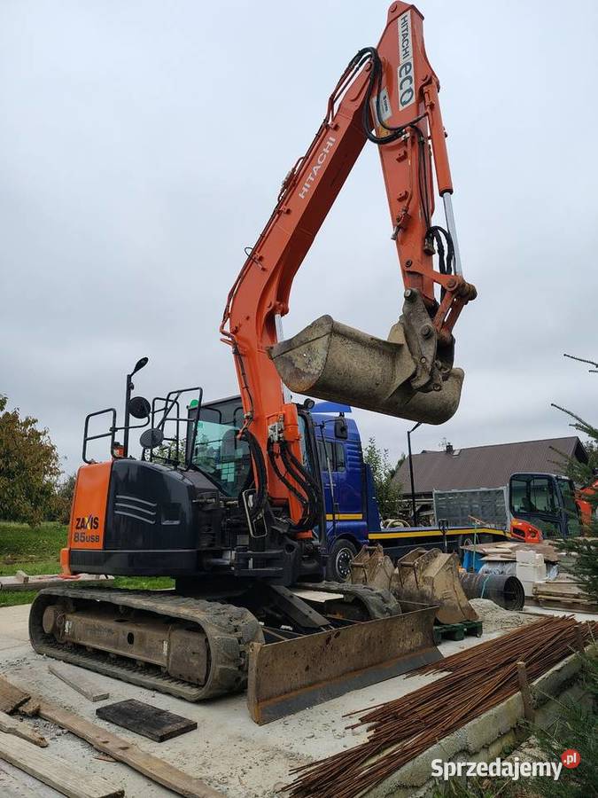 Hitachi ZX85 USB5 Koparka 2018r 3łyżki 5400h 8t Koparki małopolskie Kraków