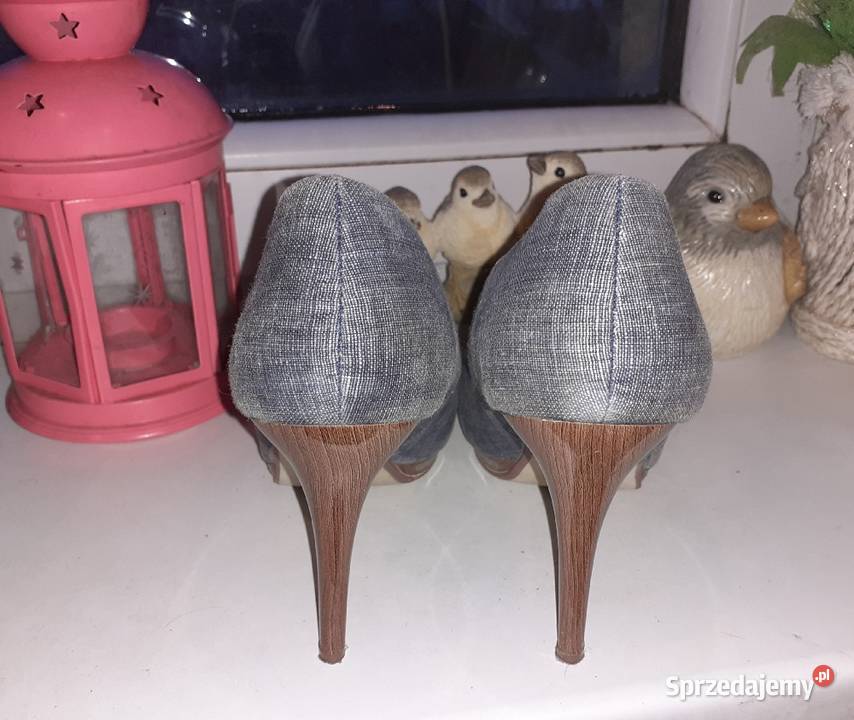 Szpilki jeans Farasion 40 wyprzedaż Sosnowiec sprzedam