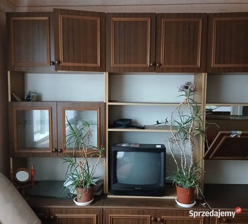 Klasyczna meblościanka pokojowa styl PRL lata 90 łódzkie Dzielna