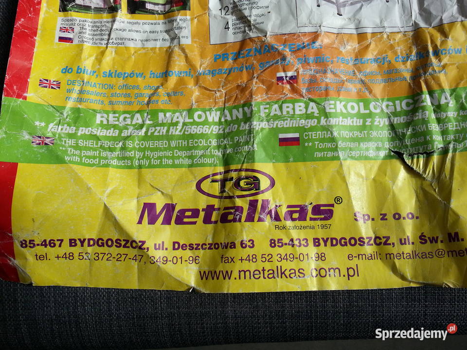 Regały metalowe składane 3