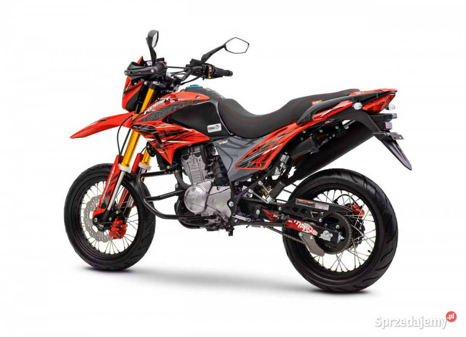 Romet inny ROMET CRS 125 motocykl koła 17 pełny VAT Bicz