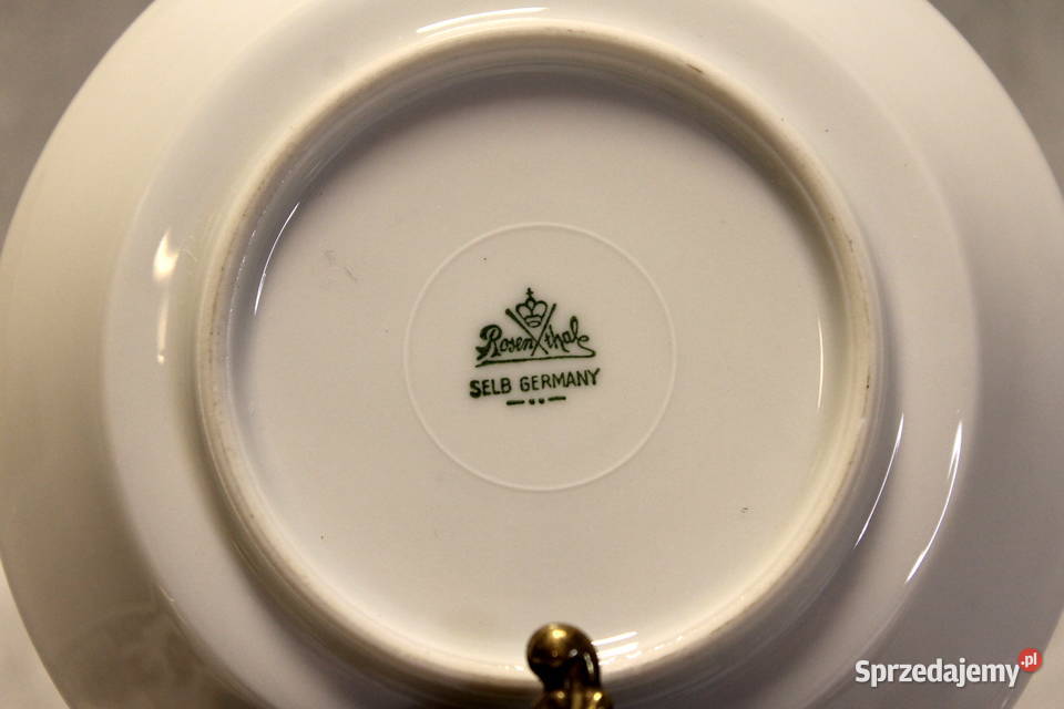 Rosenthal Gold dekor Podstawka Spodek SELB zachodniopomorskie Szczecin