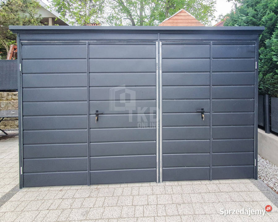 Schowek Domek Ogrodowy 35x2m 2x Brama Kalisz