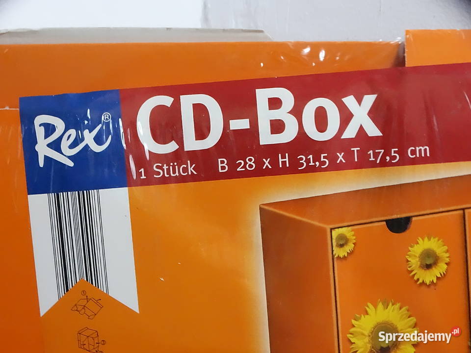 Nowy Retro Organizer Kartonowy na Płyty CD Rex Dom i Ogród lubelskie Biłgoraj