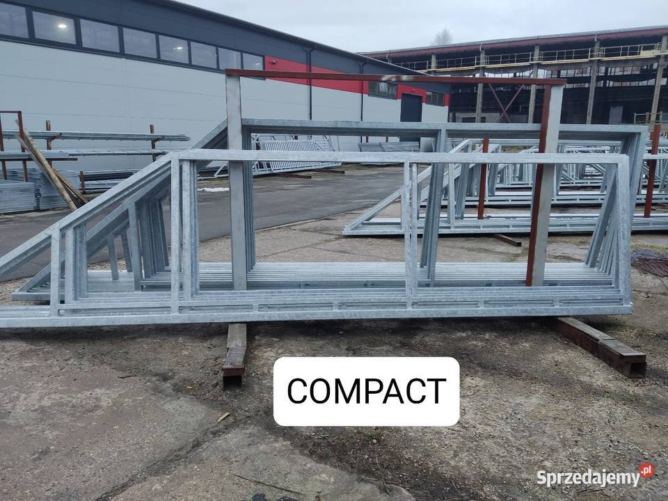 Brama przesuwna rama 4m COMPACT ocynk ogniowy 5m Kozubszczyzna