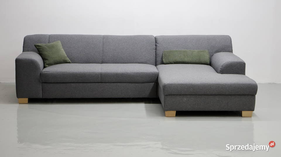 TKw Narożnik z funkcją spania ciemno popielaty 75cm wielkopolskie Poznań sprzedam