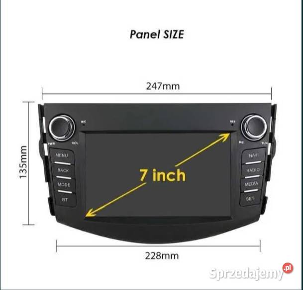 Radio Android Toyota Rav 4 wifi bluetooth gps Ożarowice