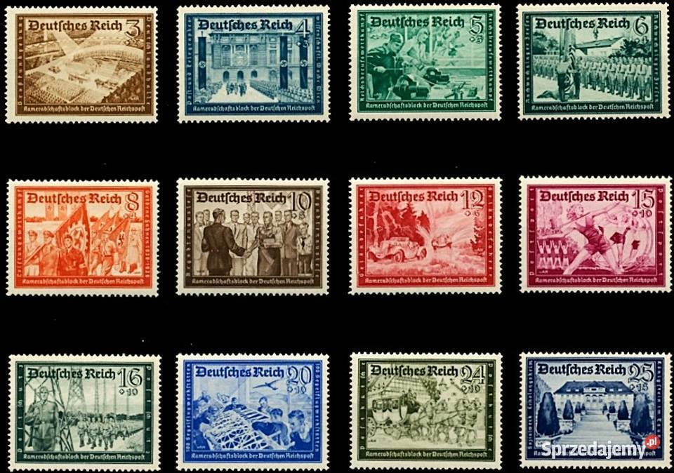 NIEMCY 1939kompletna seria MNH wysyłka sprzedam