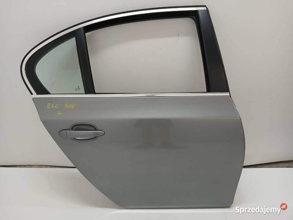 DRZWI PRAWY TYŁ BMW E60 SILBERGRAU A087 Strzyżewice