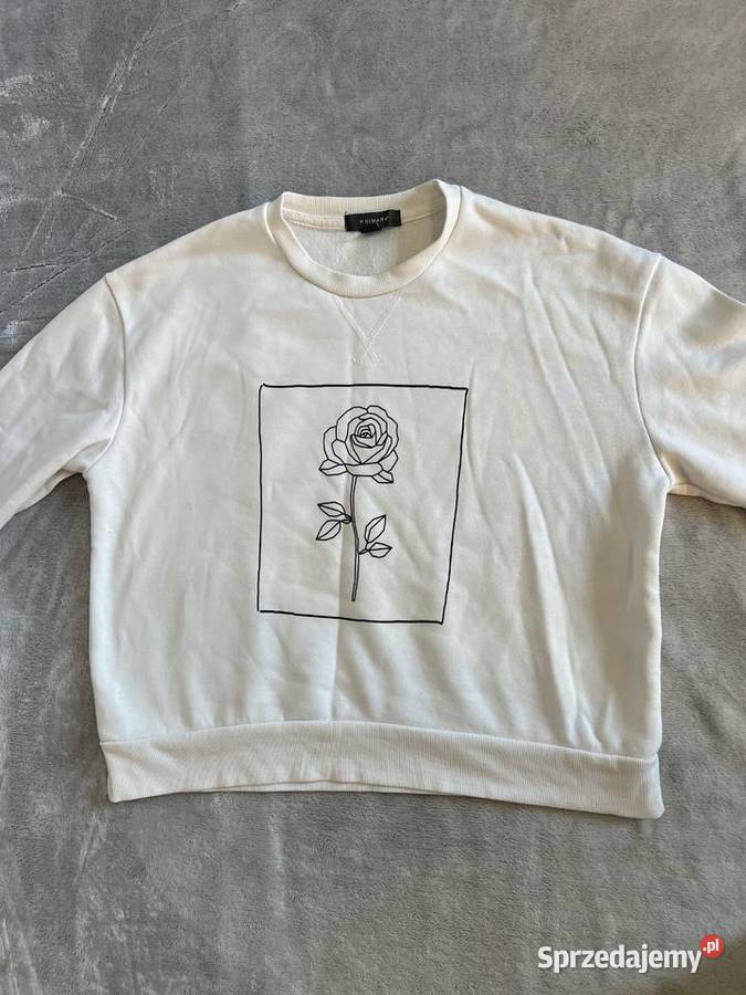 Bluza bez kaptura biała kremowa Jasło sprzedam