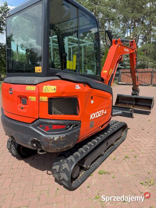 Minikoparka KUBOTA KX0274 2 godzin Rok produkcji 2019 Gostynin