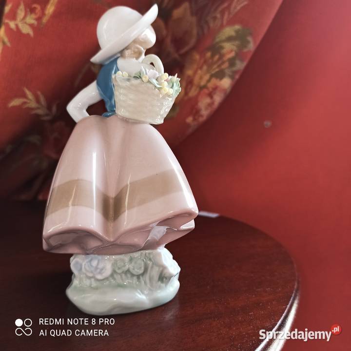 Figurka Daisa Lladro Spain Hand made Z koszykiem Gdańsk
