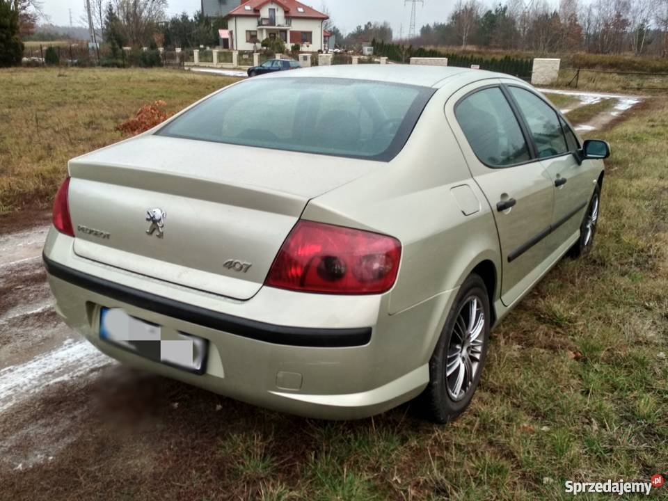 Peugeot 407 sedan 18 LPG Salon Polska komputer pokładowy Kielce sprzedam