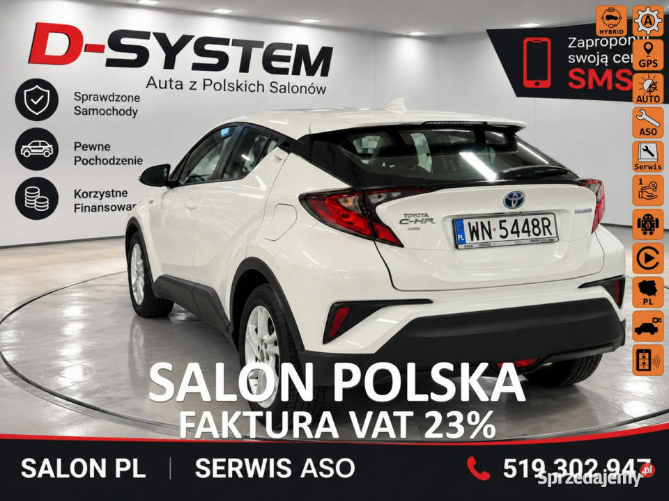 Toyota CHR CHR 22r Salon Polska 18 Hybrid GWAR 4/5 podlaskie Białystok