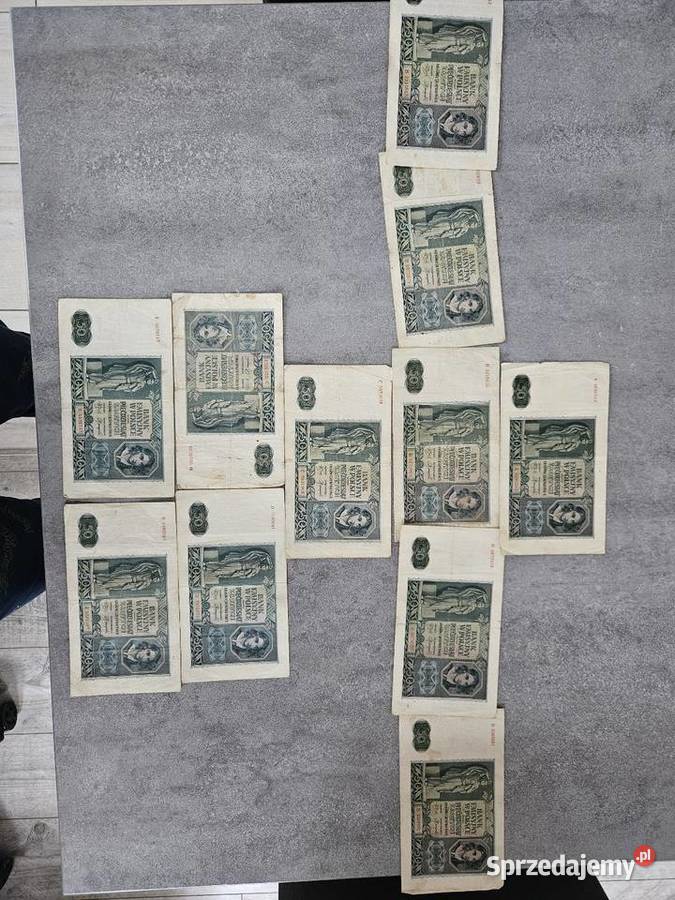 Banknot 50 1941 Generalna Gubernia zestaw 11 Rabka-Zdrój