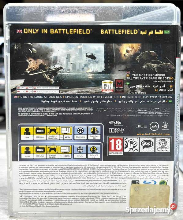 Gra 3 Battlefield 4 Elbląg
