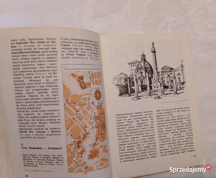 Przewodnik turystyczny RZYM I Adam Broż mapa Oborniki