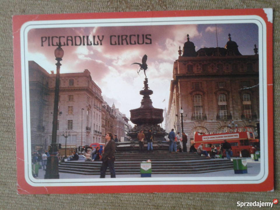 PICCADILLY CIRCUS PLAC NA WEST END W LONDYNIE Piszczac