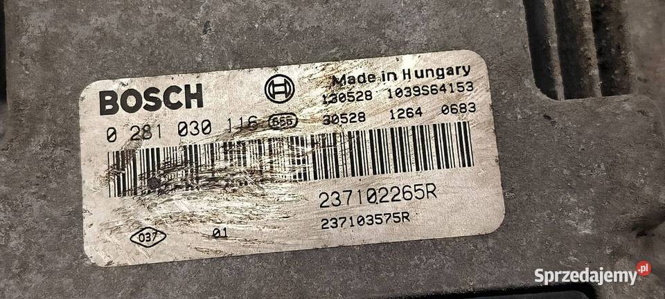 KOMPUTER SILNIKA ECU RENAULT MASTER III Lipno