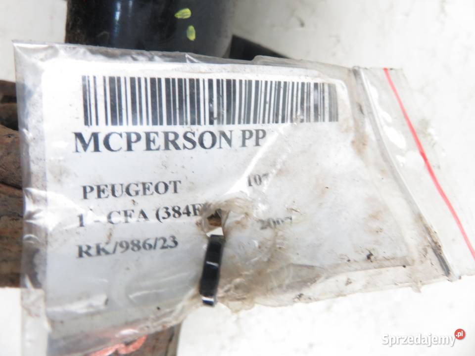 MCPERSON PRAWY PRZEDNI PEUGEOT 107 10 Amortyzatory małopolskie