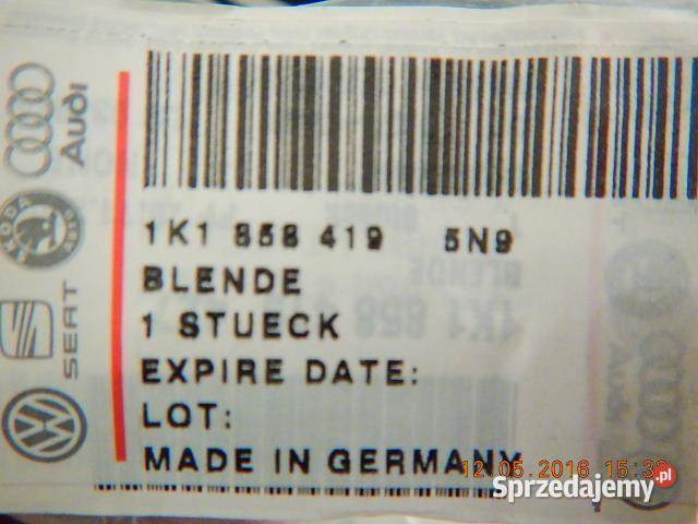 LISTWA OZDOBNA KONSOLI VW EOS JETTA GOLF