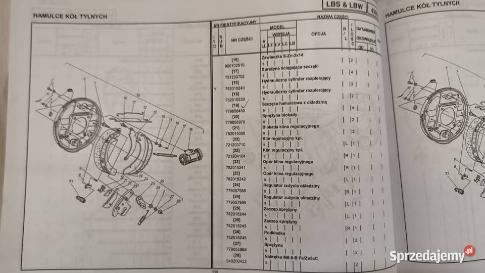 Katalog części zamiennych LUBLIN 3 Niemodlin sprzedam