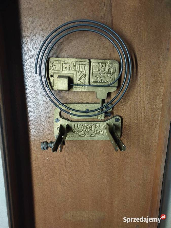 Stary zegar ścienny Junghans 1911r secesja pomorskie Tczew