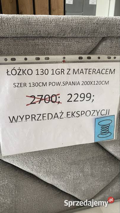 ŁÓŻKO Z MATERACEM W SUPER Chełmża
