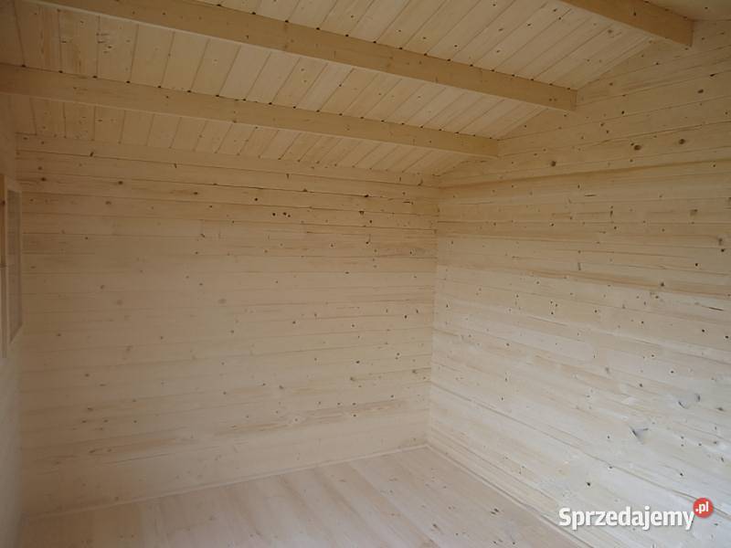 DOMEK GRZEŚ 5x3 Z PRZYBUDÓWKĄ OGRODOWY DREWUTNIA