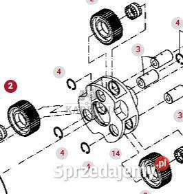 Fendt 414 415 Vario Jarzmo Przekładni