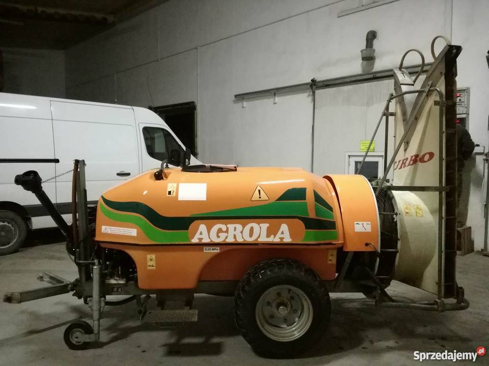 Opryskiwacz sadowniczy Agrola Turbo 1500l mazowieckie Wilków Pierwszy