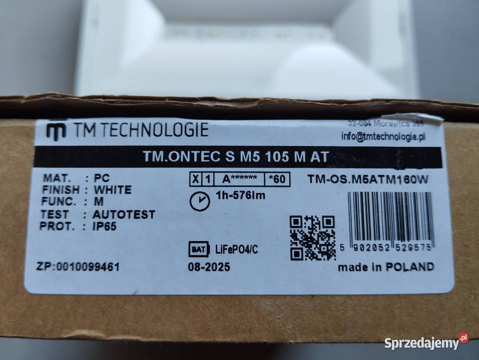 Oprawa oświetlenia awaryjnego podlaskie